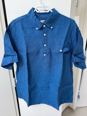 XL linen Lands End popover